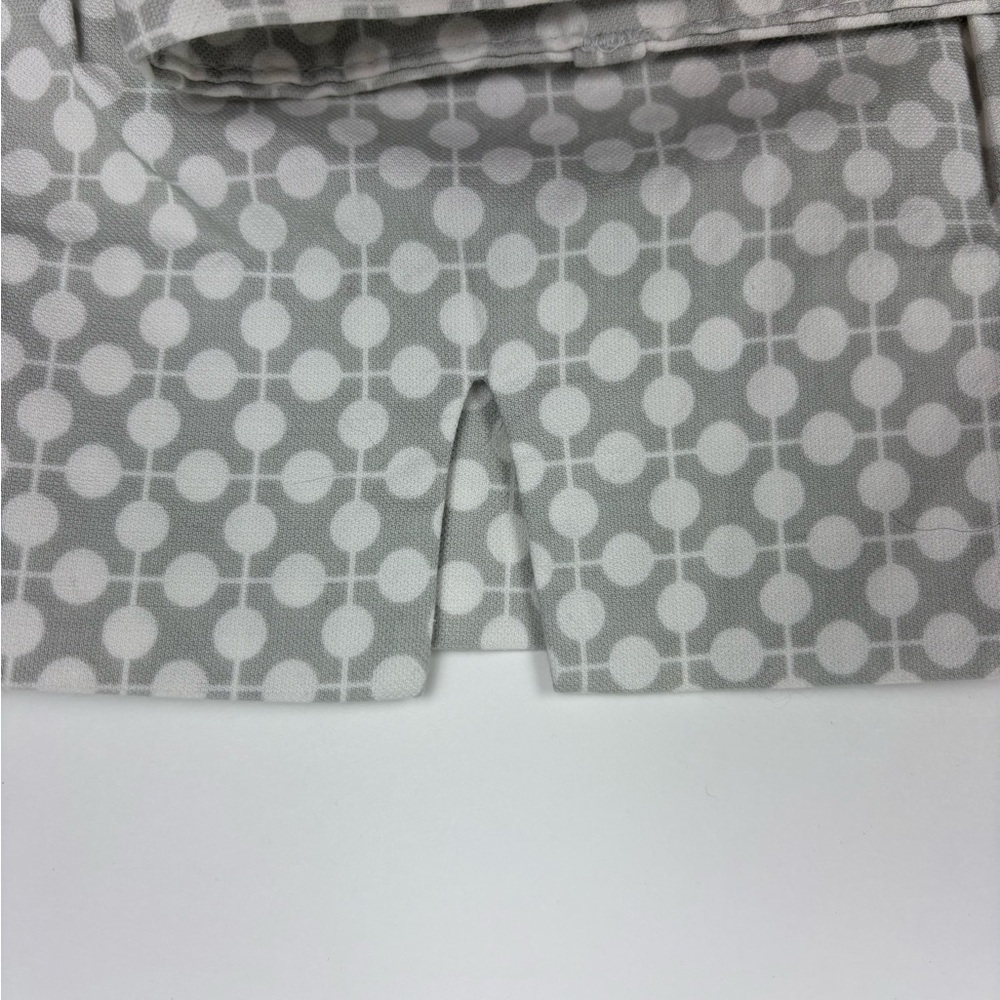 Gap Light Gray Dot-Pattern Slim Cropped Pants Siz… - image 7